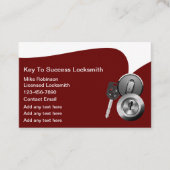 Cartes de visite de serruriers modernes (Devant)