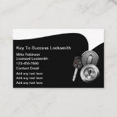 Cartes de visite de serruriers modernes (Devant)