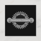 Cartes de visite de service de construction unique (Devant)