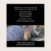 Cartes de visite de service de l'arborescence de p (Extérieur déplié)