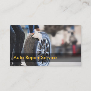 Cartes de visite de service de réparation automobi