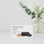 Cartes de visite de service local de dernier Mile (Debout devant)