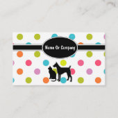 Cartes de visite de service pour animaux (Devant)