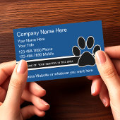 Cartes de visite de service pour animaux