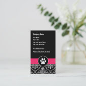 Cartes de visite de service pour animaux (Debout devant)