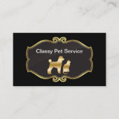 Cartes de visite de service pour animaux (Devant)