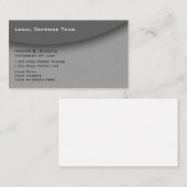 Cartes de visite de services d'avocat branchés (Devant / Derrière)