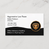 Cartes de visite de services de procureur du burea (Devant)