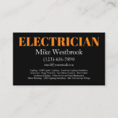 Cartes de visite de services électroniques moderne (Devant)