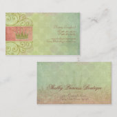 Cartes de visite de Shabby (Devant / Derrière)