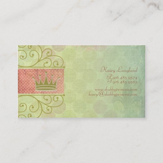 Cartes de visite de Shabby (Devant)