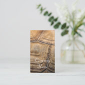 Cartes de visite de Shell de tortue (Debout devant)