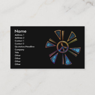 CARTES DE VISITE DE SIGNE DE PAIX