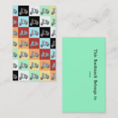 Cartes de visite de signet de scooters (Devant / Derrière)