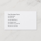 Cartes de visite de silhouette de libellule (Dos)