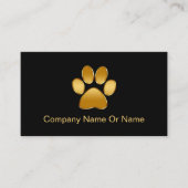 Cartes de visite de silhouette simple à mâcher (Devant)