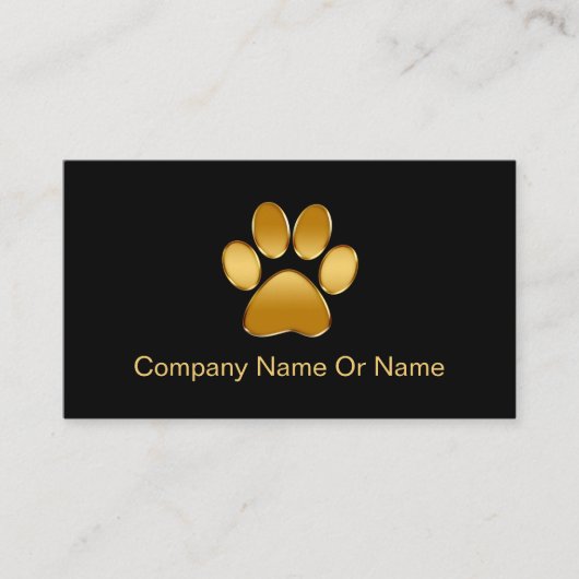 Cartes de visite de silhouette simple à mâcher (Devant)