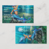 Cartes de visite de sirène (Devant / Derrière)