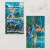Cartes de visite de sirène (Devant / Derrière)