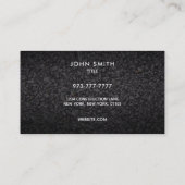 Cartes de visite de slogans d'architecte (Dos)