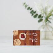Cartes de visite de slogans de biscuits (Debout devant)