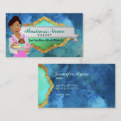 Cartes de visite de slogans de boulangerie (Devant / Derrière)