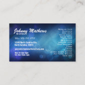 Cartes de visite de slogans de coiffeur (Dos)