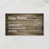 Cartes de visite de slogans de coiffeur (Dos)