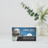 Cartes de visite de slogans de plombier (Debout devant)