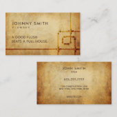 Cartes de visite de slogans de plombier (Devant / Derrière)