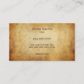 Cartes de visite de slogans de plombier (Dos)