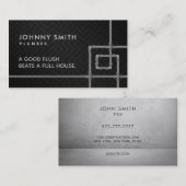 Cartes de visite de slogans de plombier (Devant / Derrière)