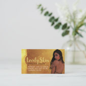 Cartes de visite de slogans de salon de bronzage (Debout devant)