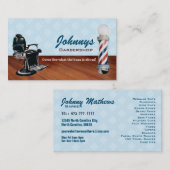 Cartes de visite de slogans de salon de coiffure (Devant / Derrière)