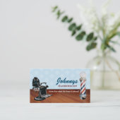 Cartes de visite de slogans de salon de coiffure (Debout devant)