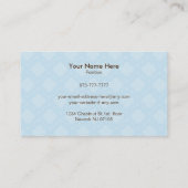 Cartes de visite de slogans de Smoothies (Dos)