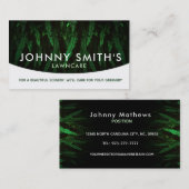 Cartes de visite de slogans de soin de pelouse (Devant / Derrière)