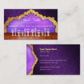 Cartes de visite de slogans de sucrerie (Devant / Derrière)