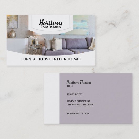 Cartes de visite de slogans d'échafaudage de (Devant / Derrière)