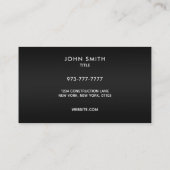 Cartes de visite de slogans d'ingénieur (Dos)