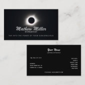 Cartes de visite de Slogans hypnotistes (Devant / Derrière)