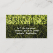 Cartes de visite de soin de pelouse (Dos)