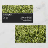 Cartes de visite de soin de pelouse (Devant / Derrière)