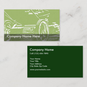 Cartes de visite de soin de pelouse