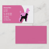 Cartes de visite de soin des animaux familiers (Devant / Derrière)