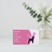 Cartes de visite de soin des animaux familiers (Debout devant)