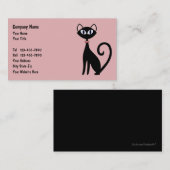 Cartes de visite de soin des animaux familiers (Devant / Derrière)