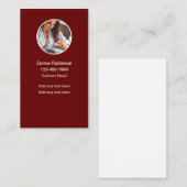 Cartes de visite de soins à ongles de manucure (Devant / Derrière)