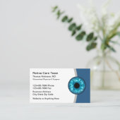 Cartes de visite de soins de la vue rétinienne (Debout devant)