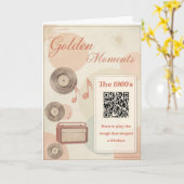 Cartes de visite de soins de mémoire des années 19 (Fleur jaune)